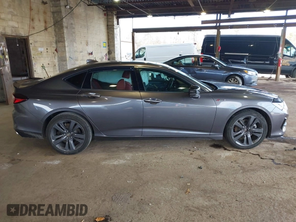 2022 Acura TLX w/A-Spec Package with VIN 19UUB6F51NA001968, listed as a IAAI auction lot 41797078 with 35,765 mi miles and . Bid and sale history available at DreamBid. Image 14.