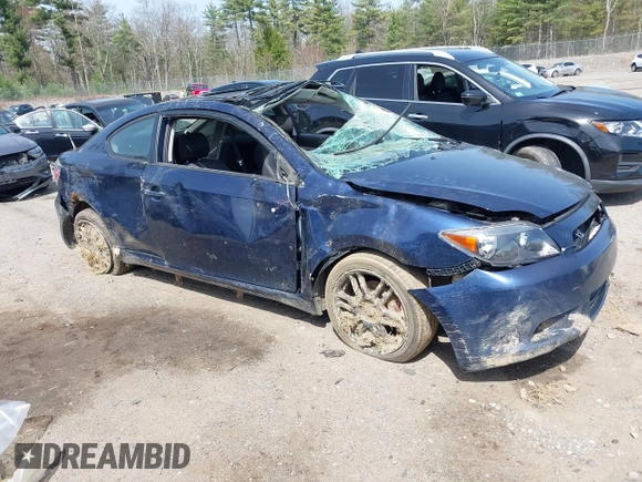 2008 Scion tC Spec with VIN JTKDE167980222943, listed as a IAAI auction lot 42143626 with 263,762 mi miles. Bid and sale history available at carsss.com. Image 1.
