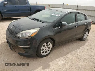 2017 Kia Rio LX with VIN KNADM4A34H6048581, listed as a Copart auction lot 51568605 with 89,461 mi miles and Clean Title. Bid and sale history available at carsss.com. Image 1.