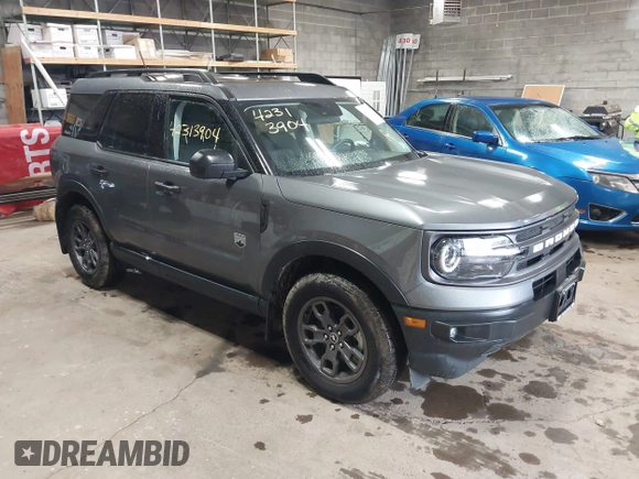 2024 Ford Bronco Sport Big Bend z VIN 3FMCR9B66RRF13643, wystawiony jako IAAI lot #42313904 z przebiegiem 5 104 mil mil oraz . Historia ofert i sprzedaży dostępna na DreamBid. Obrazek 1.