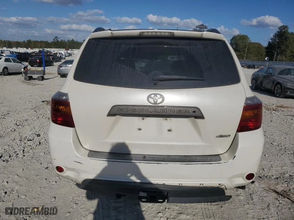 2010 Toyota Highlander Sport with VIN 5TDEK3EH1AS003021, listed as a Copart auction lot 78787504 with 161,208 mi miles and Salvage Title. Bid and sale history available at carsss.com. Image 6.