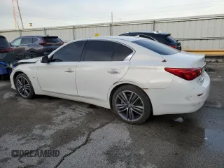2014 Infiniti Q50 Premium with VIN JN1BV7AR4EM688491, listed as a Copart auction lot 44412415 with Not Provided miles and Salvage Title. Bid and sale history available at carsss.com. Image 2.