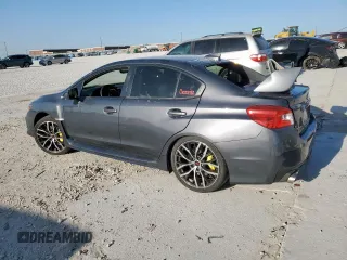 2021 Subaru WRX STI with VIN JF1VA2S61M9801897, listed as a Copart auction lot 50083155 with 45,581 mi miles and Salvage Title. Bid and sale history available at carsss.com. Image 2.