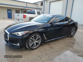2022 Infiniti Q60 Luxe with VIN JN1EV7KK6NM600880, listed as a Copart auction lot 82649174 with 2,892 mi miles and Clean Title. Bid and sale history available at carsss.com. Image 1.