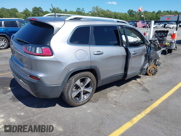 2019 Jeep Cherokee Limited with VIN 1C4PJMDX1KD166355, listed as a IAAI auction lot 42331014 with 151,245 mi miles and . Bid and sale history available at DreamBid. Image 4.