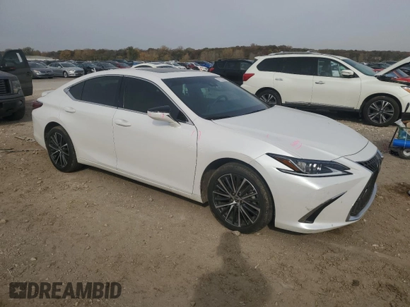 2022 Lexus ES 250 with VIN 58AD11D13NU009190, listed as a Copart auction lot 78155354 with 13,565 mi miles and Salvage title. Bid and sale history available at DreamBid. Image 4.