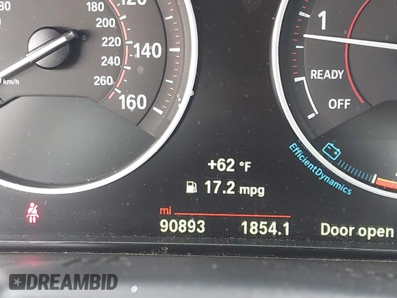 2015 BMW 4 Series 428i with VIN WBA3V7C54FP772531, listed as a IAAI auction lot 41487899 with 90,893 mi miles. Bid and sale history available at carsss.com. Image 16.