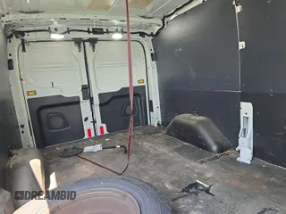 2018 Ford Transit with VIN 1FTYR1YM9JKA77820, listed as a IAAI auction lot 42185584 with 121,439 mi miles. Bid and sale history available at carsss.com. Image 1.
