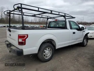 2018 Ford F-150 XL with VIN 1FTMF1CBXJKF88322, listed as a Copart auction lot 48874225 with 133,397 mi miles and Salvage Title. Bid and sale history available at carsss.com. Image 3.