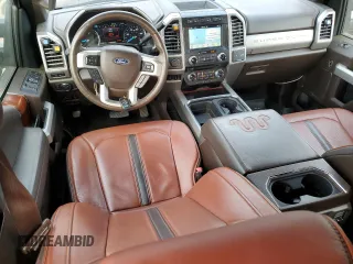 2018 Ford Super Duty F-250 SRW XL with VIN 1FT7W2BT2JEC86857, listed as a Copart auction lot 43002635 with 91,984 mi miles and Salvage Title. Bid and sale history available at carsss.com. Image 8.