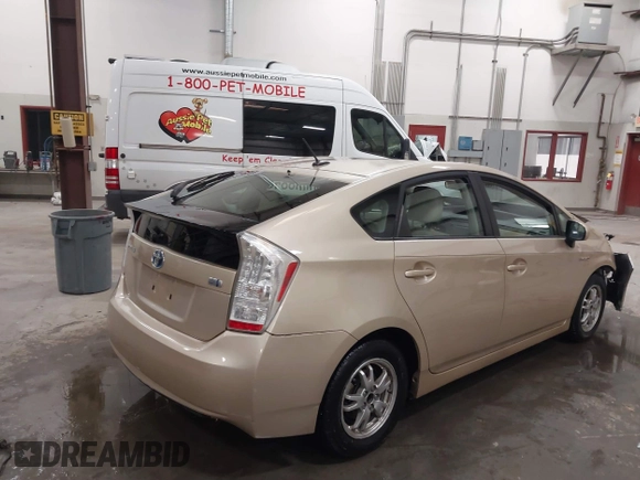 2011 Toyota Prius I with VIN JTDKN3DU0B0272740, listed as a IAAI auction lot 41212915 with 105,587 mi miles and . Bid and sale history available at DreamBid. Image 4.