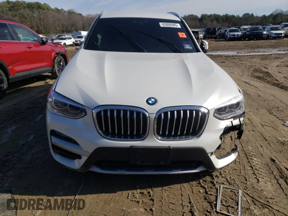 2020 BMW X3 xDrive30i z VIN 5UXTY5C08LLT38259, wystawiony jako Copart lot #42800985 z przebiegiem Nie podano mil oraz Szkody całkowita. Historia ofert i sprzedaży dostępna na DreamBid. Obrazek 5.