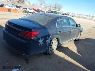 2011 Toyota Avalon with VIN 4T1BK3DBXBU406889, listed as a IAAI auction lot 41262079 with 119,760 mi miles. Bid and sale history available at carsss.com. Image 4.