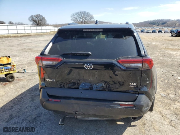 2020 Toyota RAV4 XLE with VIN 2T3P1RFV2LW111281, listed as a Copart auction lot 50737715 with 0 mi miles and Non Repairable. Bid and sale history available at carsss.com. Image 6.