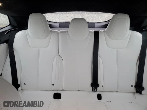 2017 Tesla Model S 100D with VIN 5YJSA1E20HF190126, listed as a Copart auction lot 60087655 with 42,025 mi miles and Salvage title. Bid and sale history available at DreamBid. Image 10.
