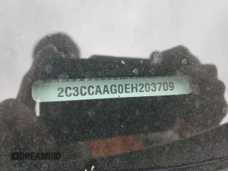 2014 Chrysler 300 with VIN 2C3CCAAG0EH203709, listed as a Copart auction lot 50055075 with 161,043 mi miles and Salvage Title. Bid and sale history available at carsss.com. Image 12.