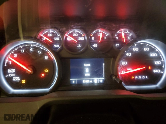 2023 Chevrolet Silverado 1500 Work Truck with VIN 3GCNAAEKXPG364550, listed as a Copart auction lot 47780765 with 82,865 mi miles and Clean Title. Bid and sale history available at carsss.com. Image 9.