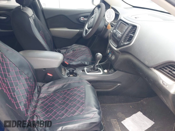 2014 Jeep Cherokee Sport with VIN 1C4PJLAB2EW279808, listed as a IAAI auction lot 42202402 with 98,671 mi miles and . Bid and sale history available at DreamBid. Image 5.