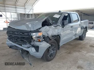 2024 Chevrolet Silverado 1500 Custom with VIN 1GCPABEK0RZ328996, listed as a IAAI auction lot 41918462 with 14,689 mi miles and . Bid and sale history available at DreamBid. Image 17.