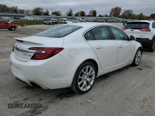 2017 Buick Regal GS with VIN 2G4GT5GX4H9135713, listed as a Copart auction lot 80759614 with 98,998 mi miles and Salvage title. Bid and sale history available at DreamBid. Image 3.