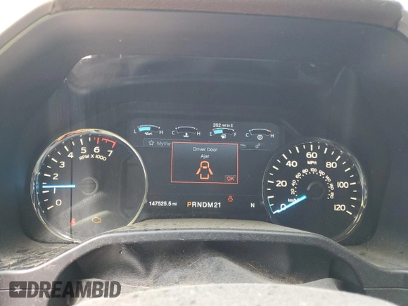 2017 Ford F-150 XL with VIN 1FTEW1EF2HFA92356, listed as a Copart auction lot 60328435 with 147,525 mi miles and Salvage title. Bid and sale history available at DreamBid. Image 9.