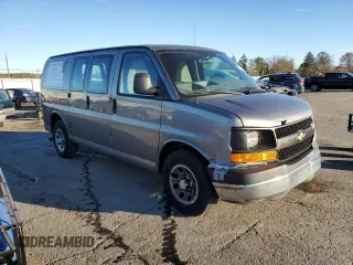 2010 Chevrolet Express Cargo Van with VIN 1GCUGADX5A1178833, listed as a Copart auction lot 80283744 with 142,960 mi miles and Salvage Title. Bid and sale history available at carsss.com. Image 4.