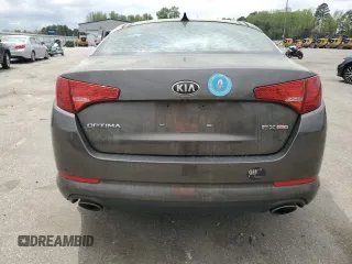 2013 Kia Optima EX with VIN 5XXGN4A70DG147491, listed as a Copart auction lot 51380185 with 0 mi miles and Salvage Title. Bid and sale history available at carsss.com. Image 6.