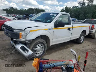 2020 Ford F-150 XL with VIN 1FTMF1EB6LKD12333, listed as a Copart auction lot 56359485 with 124,979 mi miles and Salvage title. Bid and sale history available at DreamBid. Image 1.