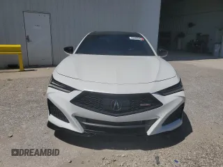 2022 Acura TLX Type S with VIN IA046313, listed as a Copart auction lot 45343545 with 8,105 mi miles and Salvage title. Bid and sale history available at DreamBid. Image 5.