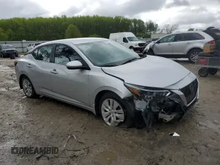 2021 Nissan Sentra S with VIN 3N1AB8BV7MY252560, listed as a Copart auction lot 52709945 with 26,641 mi miles and Salvage Title. Bid and sale history available at DreamBid. Image 4.