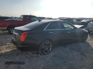 2016 Cadillac CTS V-Sport RWD with VIN 1G6AU5S8XG0134049, listed as a Copart auction lot 43443395 with 117,746 mi miles and Salvage Title. Bid and sale history available at DreamBid. Image 3.