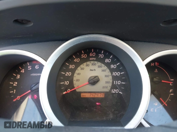 2005 Toyota Tacoma PreRunner with VIN 3TMKU72N55M003169, listed as a IAAI auction lot 41337937 with 142,474 mi miles. Bid and sale history available at carsss.com. Image 7.