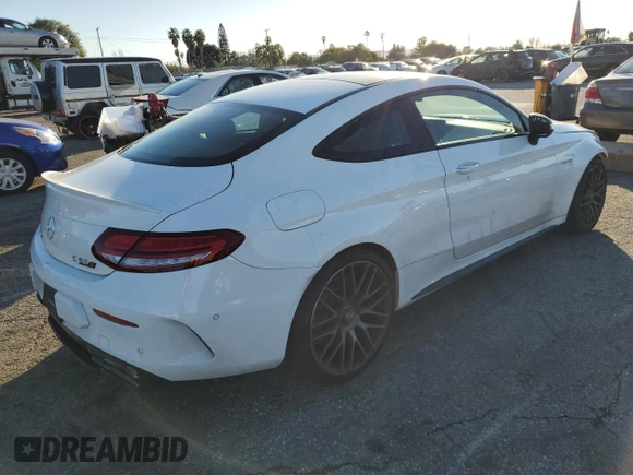 2020 Mercedes-Benz C 63 S AMG with VIN WDDWJ8HB3LF955412, listed as a Copart auction lot 38246253 with Not provided miles and . Bid and sale history available at DreamBid. Image 3.