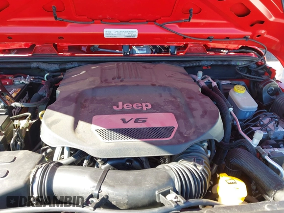2018 Jeep Wrangler Unlimited Sport S с VIN 1C4BJWDG6JL848206, выставлен на аукционе IAAI как лот 41443084 с пробегом 51 733 миль миль и . История ставок и продаж доступна на DreamBid. Изображение 10.