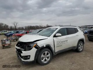 2020 Jeep Compass Latitude with VIN 3C4NJDBB8LT101108, listed as a Copart auction lot 47599915 with NaN miles and Salvage Title. Bid and sale history available at carsss.com. Image 1.
