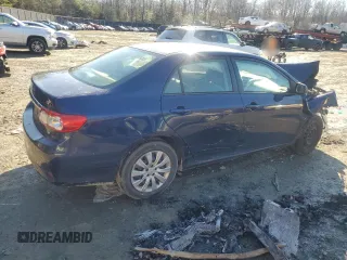 2012 Toyota Corolla L with VIN 2T1BU4EE4CC787585, listed as a Copart auction lot 86924334 with 0 mi miles and Salvage Title. Bid and sale history available at carsss.com. Image 3.