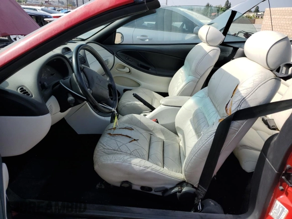 1994 Ford Mustang z VIN 1FALP45T8RF222210, wystawiony jako Copart lot #57105355 z przebiegiem 49 716 mil mil oraz Czysty tytuł • Clean title. Historia ofert i sprzedaży dostępna na DreamBid. Obrazek 7.