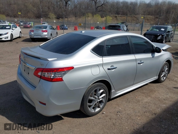 2015 Nissan Sentra SR with VIN 3N1AB7AP2FY251476, listed as a IAAI auction lot 42060323 with 114,474 mi miles and . Bid and sale history available at DreamBid. Image 4.