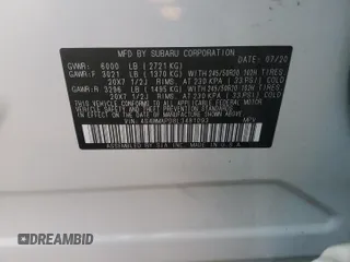 2020 Subaru Ascent Limited с VIN 4S4WMAPD8L3481093, выставлен на аукционе Copart как лот 61719745 с пробегом 74 428 миль миль и Списание • Salvage title. История ставок и продаж доступна на DreamBid. Изображение 14.