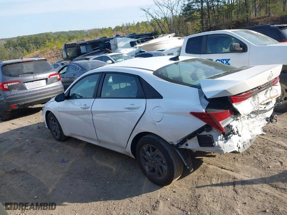 2024 Hyundai Elantra SEL with VIN KMHLM4DG4RU681037, listed as a IAAI auction lot 41662196 with 10,390 mi miles. Bid and sale history available at carsss.com. Image 14.