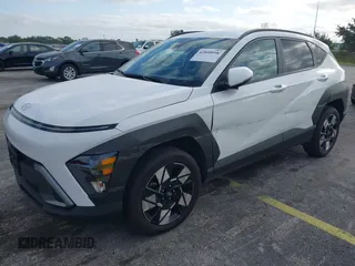 2024 Hyundai Kona SEL with VIN KM8HCCABXRU042463, listed as a IAAI auction lot 42090998 with 33,512 mi miles. Bid and sale history available at carsss.com. Image 2.