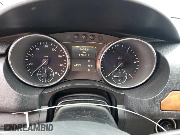 2008 Mercedes-Benz R 3.0L with VIN 4JGCB22E98A070495, listed as a Copart auction lot 48373225 with 175,331 mi miles and Non Repairable. Bid and sale history available at carsss.com. Image 9.