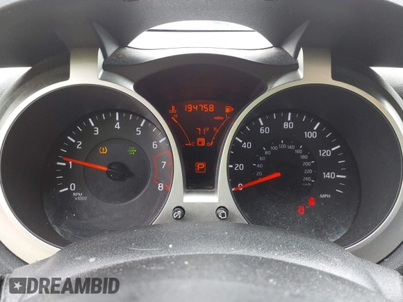 2012 Nissan Juke SL with VIN JN8AF5MV1CT113016, listed as a IAAI auction lot 42176280 with 194,758 mi miles and . Bid and sale history available at DreamBid. Image 7.
