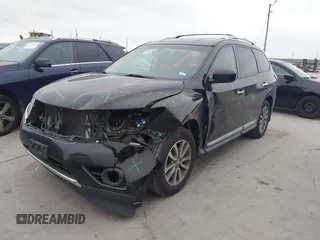 2014 Nissan Pathfinder SV with VIN 5N1AR2MN7EC642485, listed as a IAAI auction lot 41289930 with 156,759 mi miles. Bid and sale history available at carsss.com. Image 18.