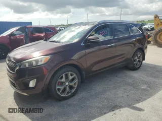 2016 Kia Sorento SXL с VIN 5XYPK4A58GG075754, выставлен на аукционе Copart как лот 66184365 с пробегом 132 179 миль миль и Чистый • Clean title. История ставок и продаж доступна на DreamBid. Изображение 1.