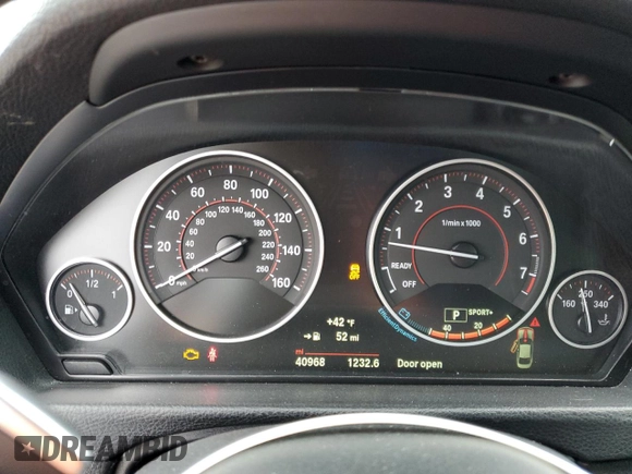 2018 BMW 4 Series 430i with VIN WBA4W3C58JAF91375, listed as a Copart auction lot 44459075 with 40,968 mi miles and Salvage Title. Bid and sale history available at DreamBid. Image 9.