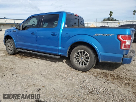 2020 Ford F-150 XL with VIN 1FTEW1CP8LKE86374, listed as a Copart auction lot 43607505 with 163,898 mi miles and Salvage Title. Bid and sale history available at carsss.com. Image 2.