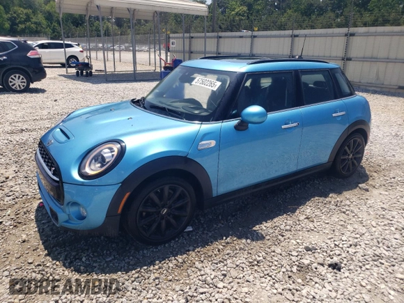 2019 MINI Hardtop 4 Door Cooper S with VIN WMWXU3C59K2H88618, listed as a Copart auction lot 57502265 with 38,180 mi miles and Salvage title. Bid and sale history available at DreamBid. Image 1.