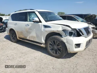 2019 Nissan Armada SV with VIN JN8AY2NC8K9581827, listed as a Copart auction lot 63227494 with 100,554 mi miles and Salvage Title. Bid and sale history available at carsss.com. Image 4.