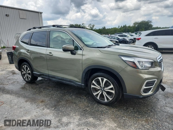 2020 Subaru Forester Limited with VIN JF2SKAUC5LH403007, listed as a Copart auction lot 64025555 with 69,042 mi miles and Salvage title. Bid and sale history available at DreamBid. Image 4.